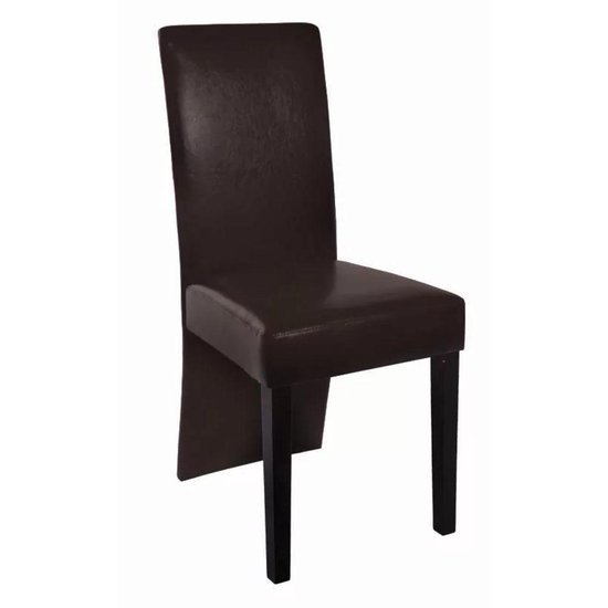 Vidaxl Eetkamerstoelen 2 St Kunstleer Donker - Bruin