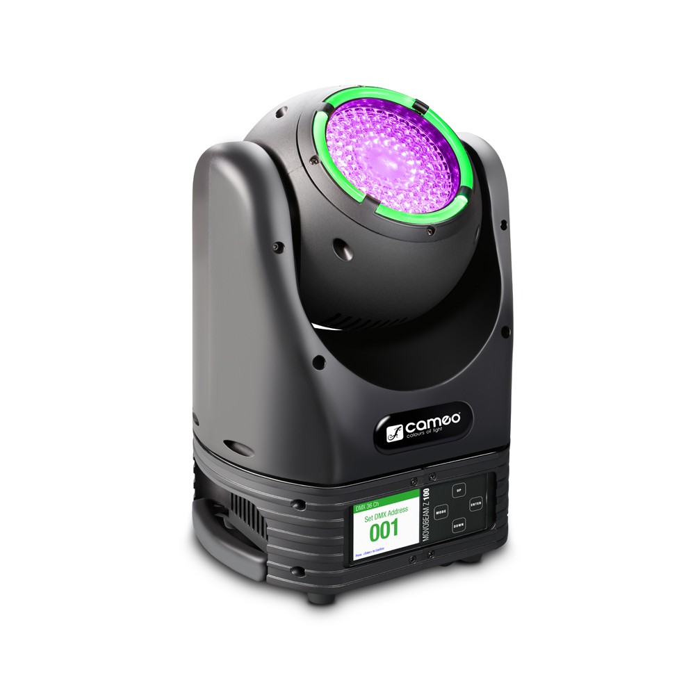 Cameo MOVO BEAM Z100 beam moving head met LED ring