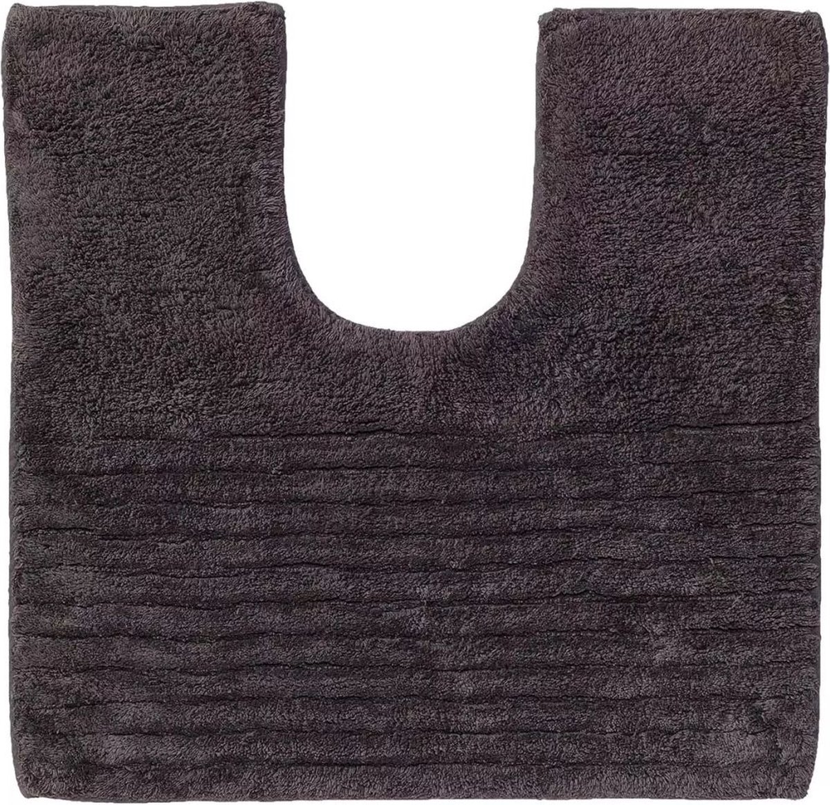 Sealskin Toiletmat Essence - Katoen - 45 X 50 Cm - Antraciet - Grijs