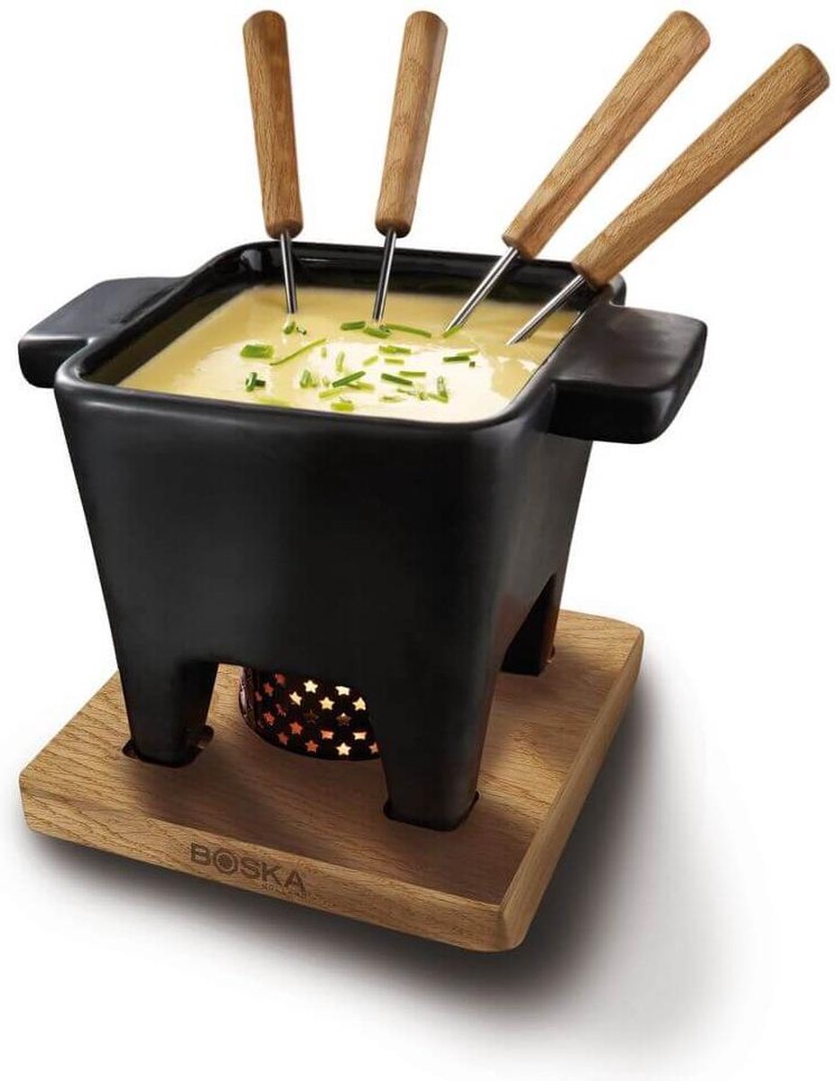 Boska Tapas Fondue Nero L - Fondueset 600 Ml - Zwart