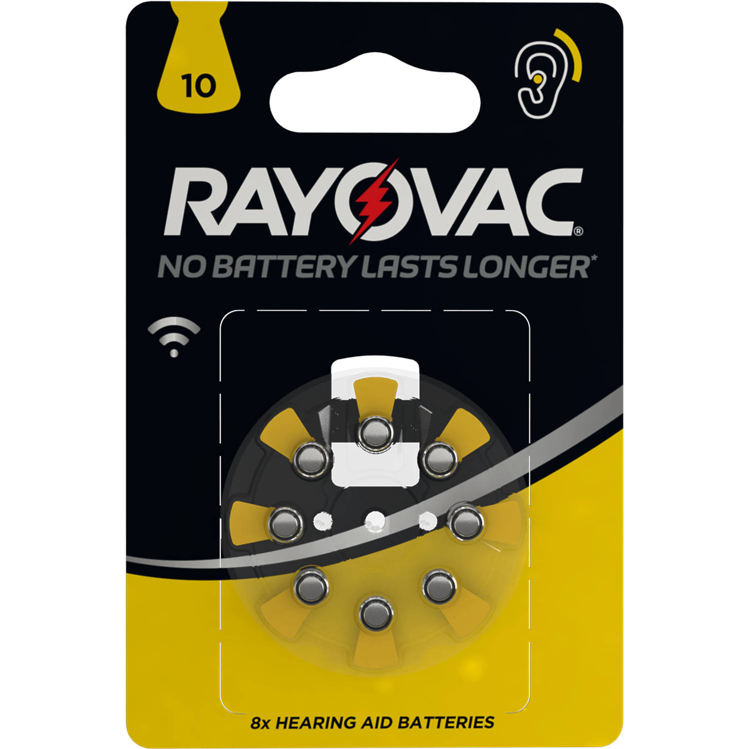 RAYOVAC Gehoorbatterijen V10 8 Stuks