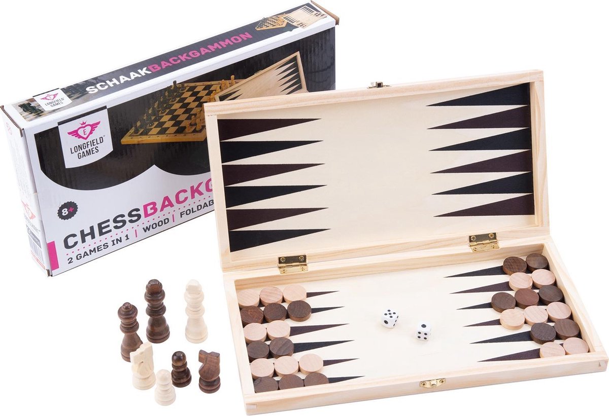 Buffalo Schaak/ Backgammon Set