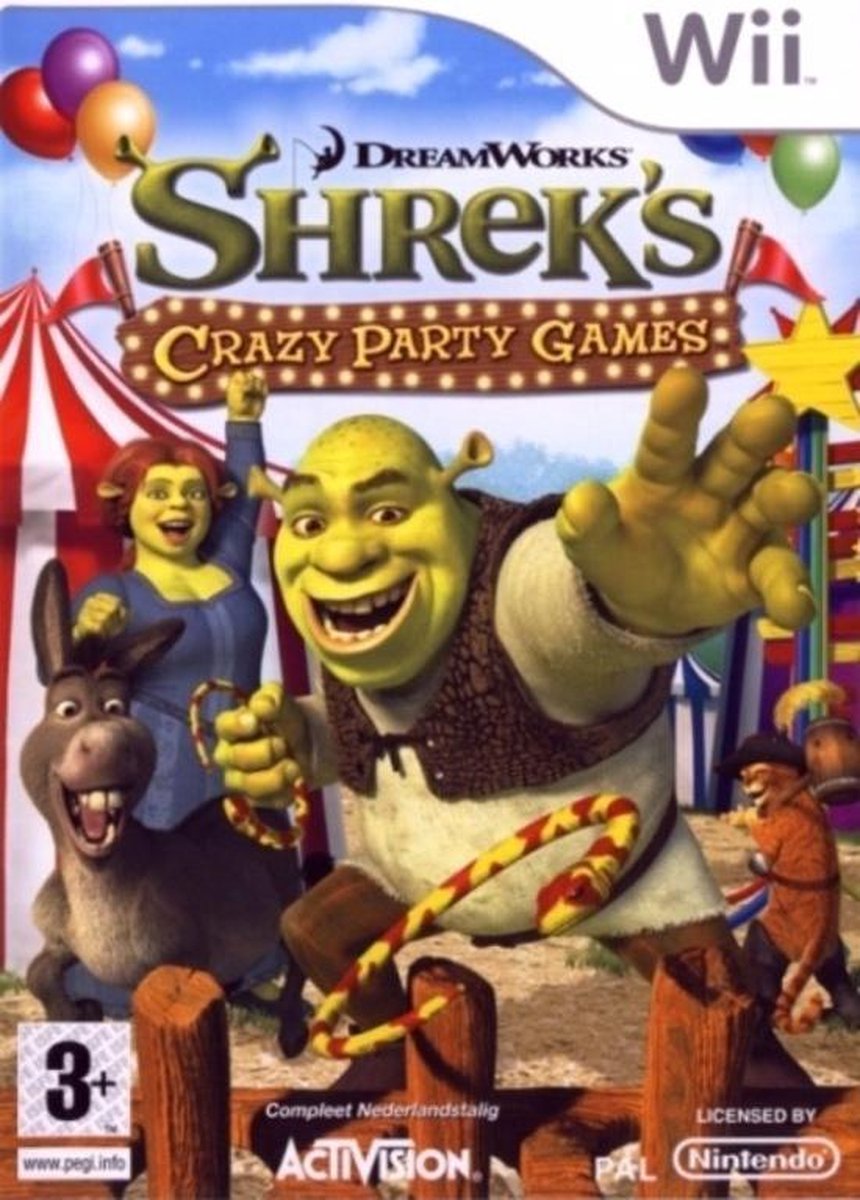 Activision Shrek Crazy Kermis Party Games