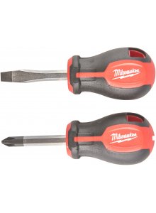 Milwaukee Tri-lobe Schroevendraaier Stubby set - 2pc - 4932471810