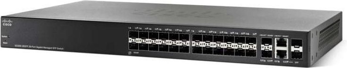 Cisco Small Business SG350-28SFP Managed L2/L3 Geen 1U - Zwart