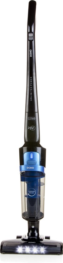 Domo Do221sv - Steelstofzuiger - Ideaal Met Huisdieren - 29v - - Zwart