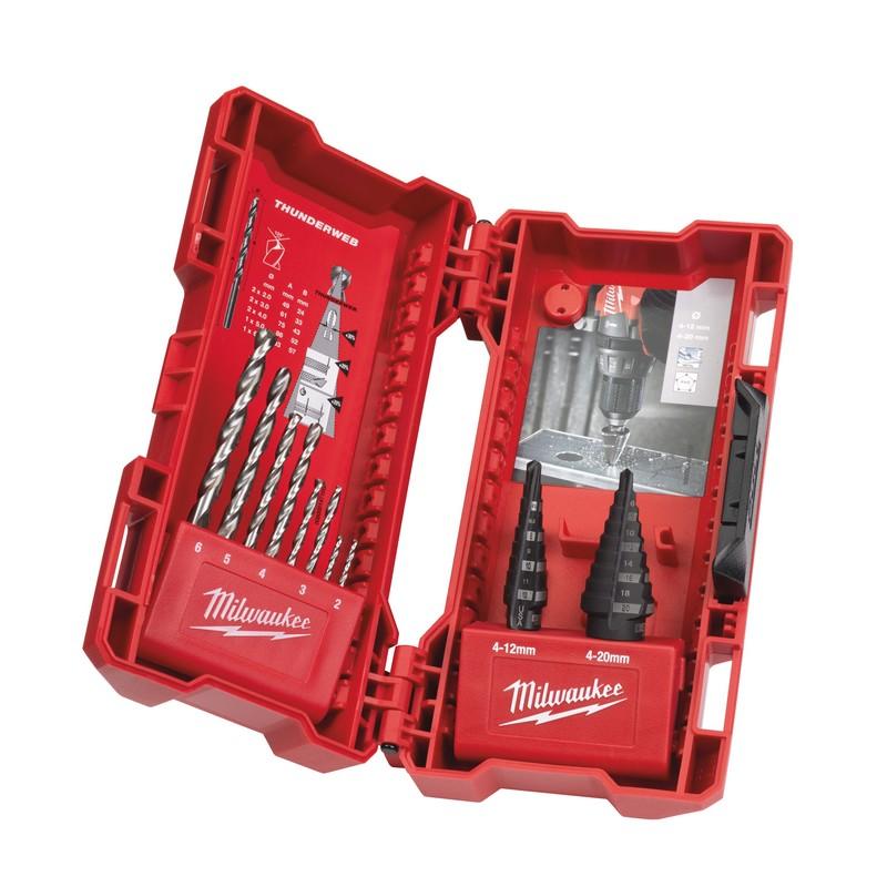 Milwaukee Step Drill / Th.Web Combo Set - 48899350