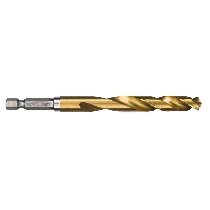 Milwaukee Metaalboor Shockwave HSS-G Ti. 9.5mm -1pc - 48894722