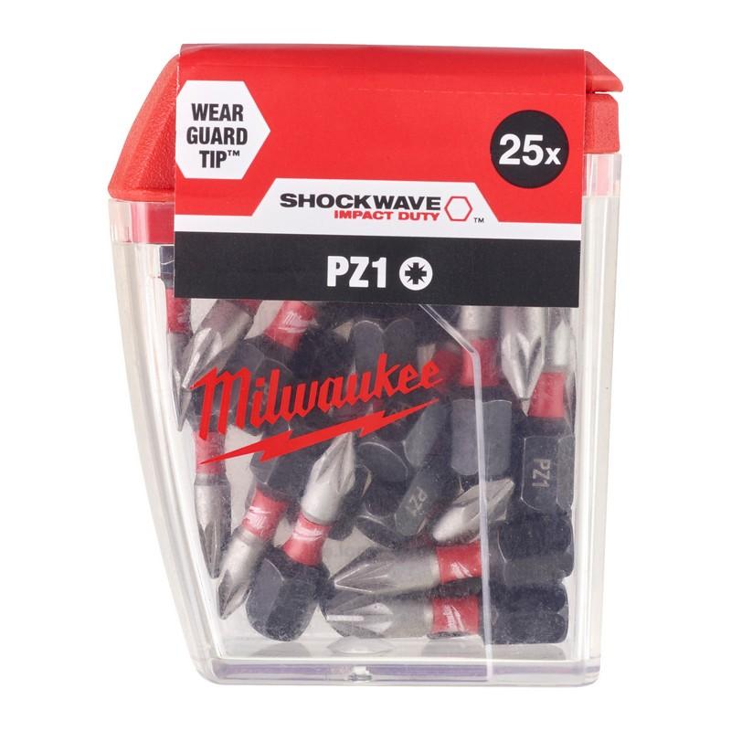 Milwaukee Shockwave™ Gen II PZ1 25mm 25stuks - 4932430861