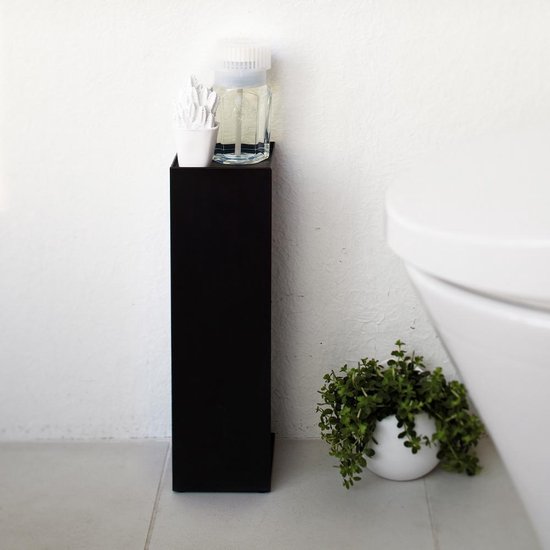 Yamazaki Tower Dichte Reserverolhouder - Zwart