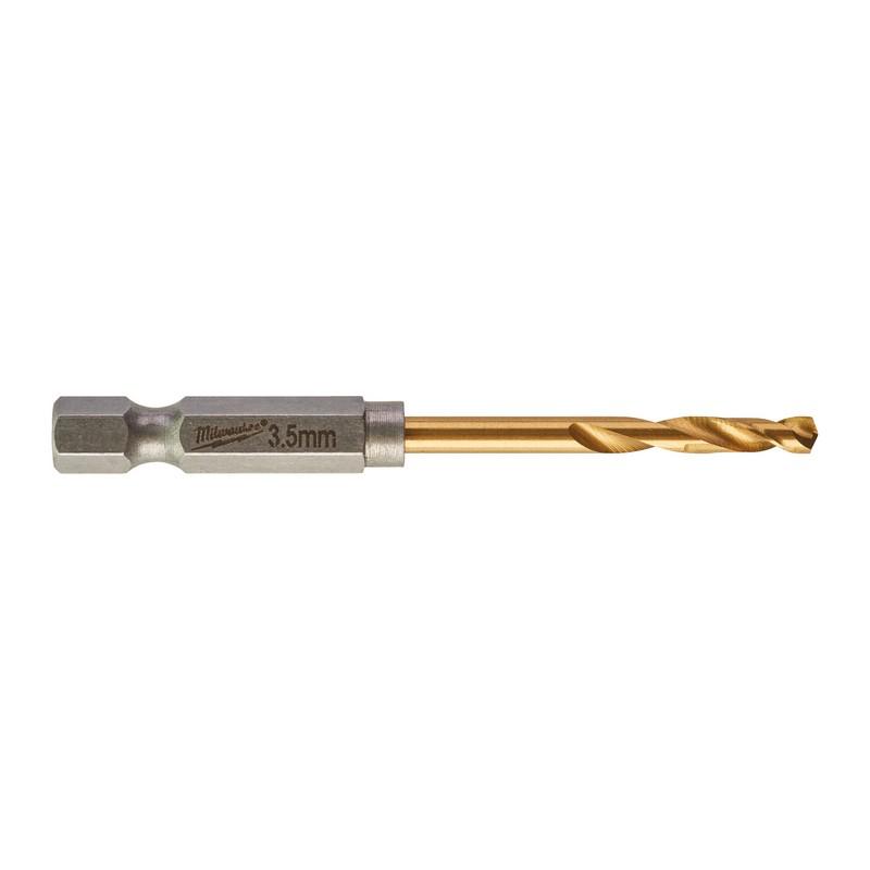 Milwaukee Metaalboor SWave HSS-G Ti. 3.5mm -10pcs - 4932478177