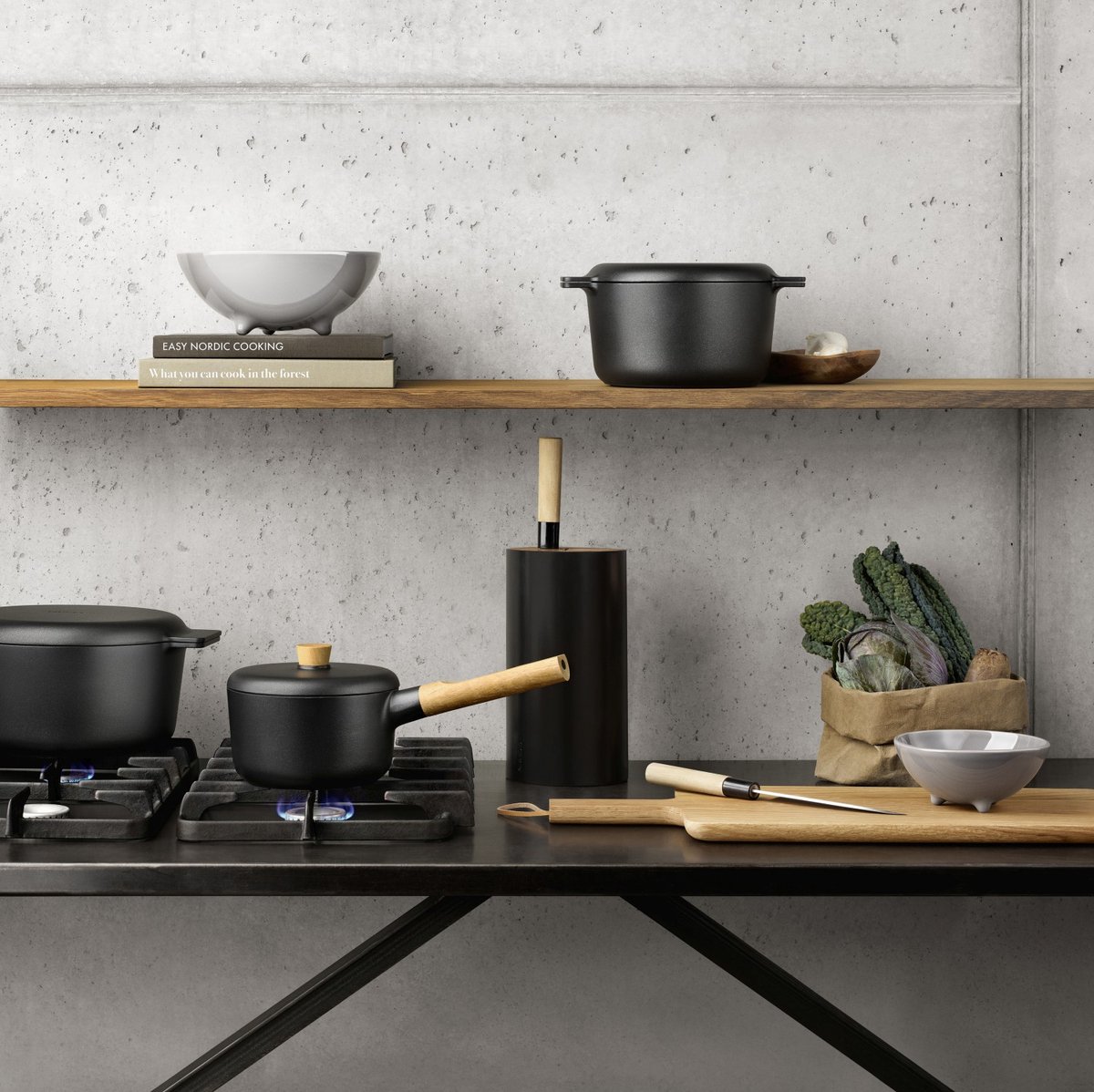Eva Solo Nordic Kitchen Kookpan Ø 20 cm / 3 L - Zwart