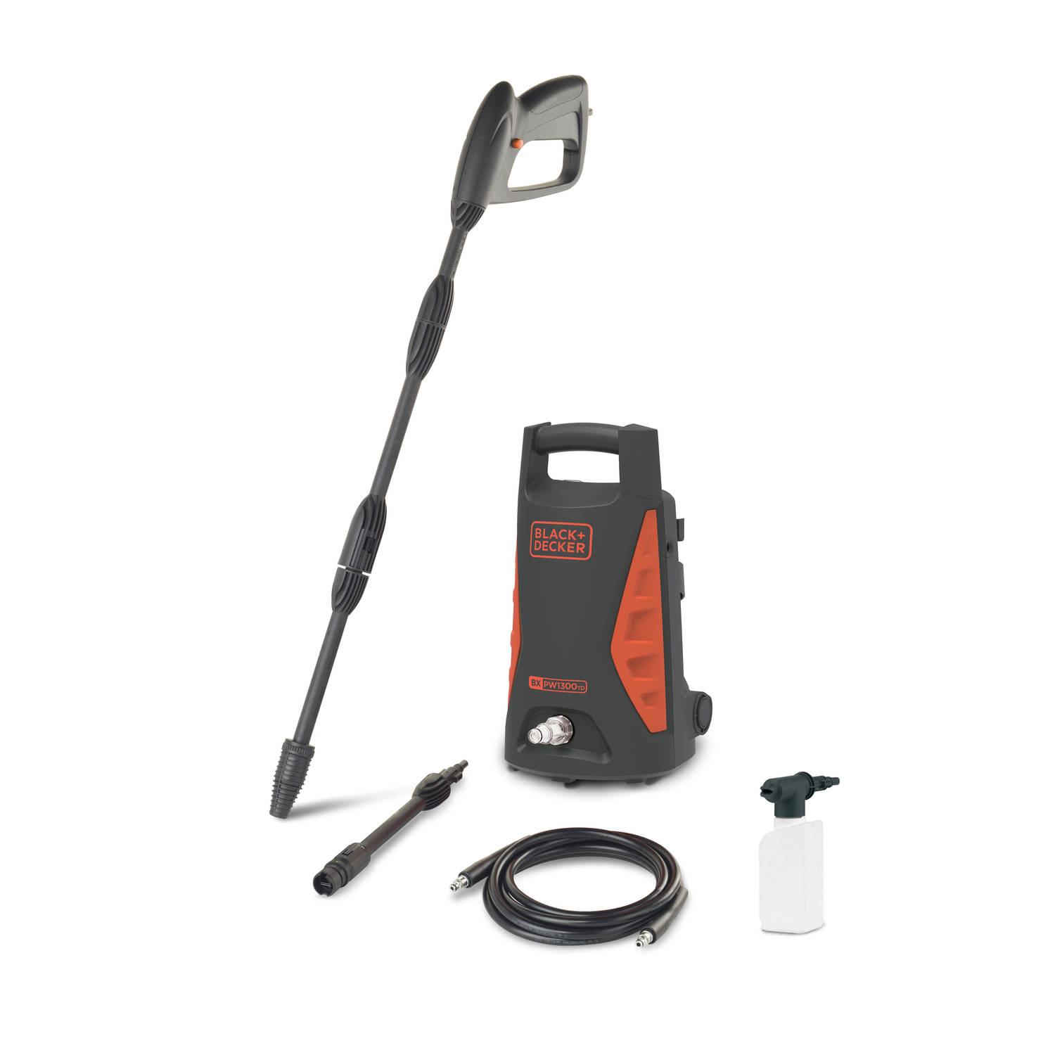 Black+decker Hogedrukreiniger - Bxpw1300td - 1300 Watt - 6 Accessoires - Compact