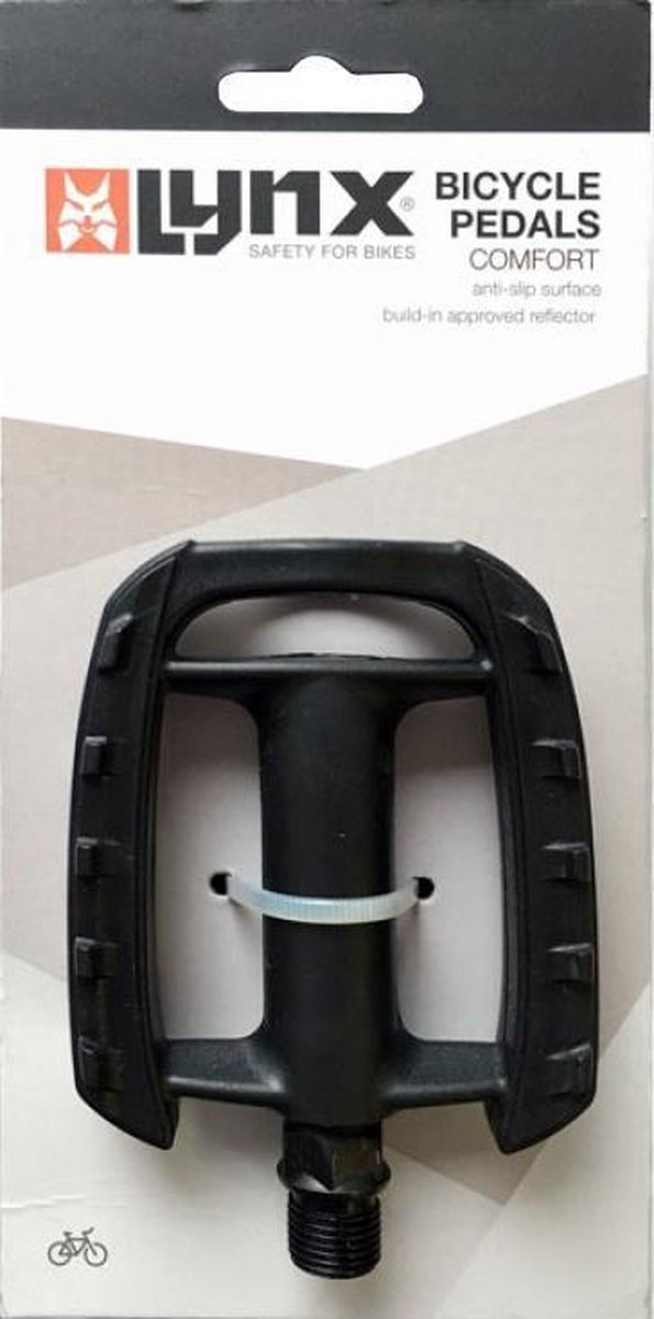 Lynx Platformpedalen Atb 9/16 Inch Per Set - Zwart