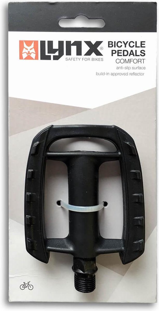 Lynx Platformpedalen Atb 9/16 Inch Per Set - Zwart