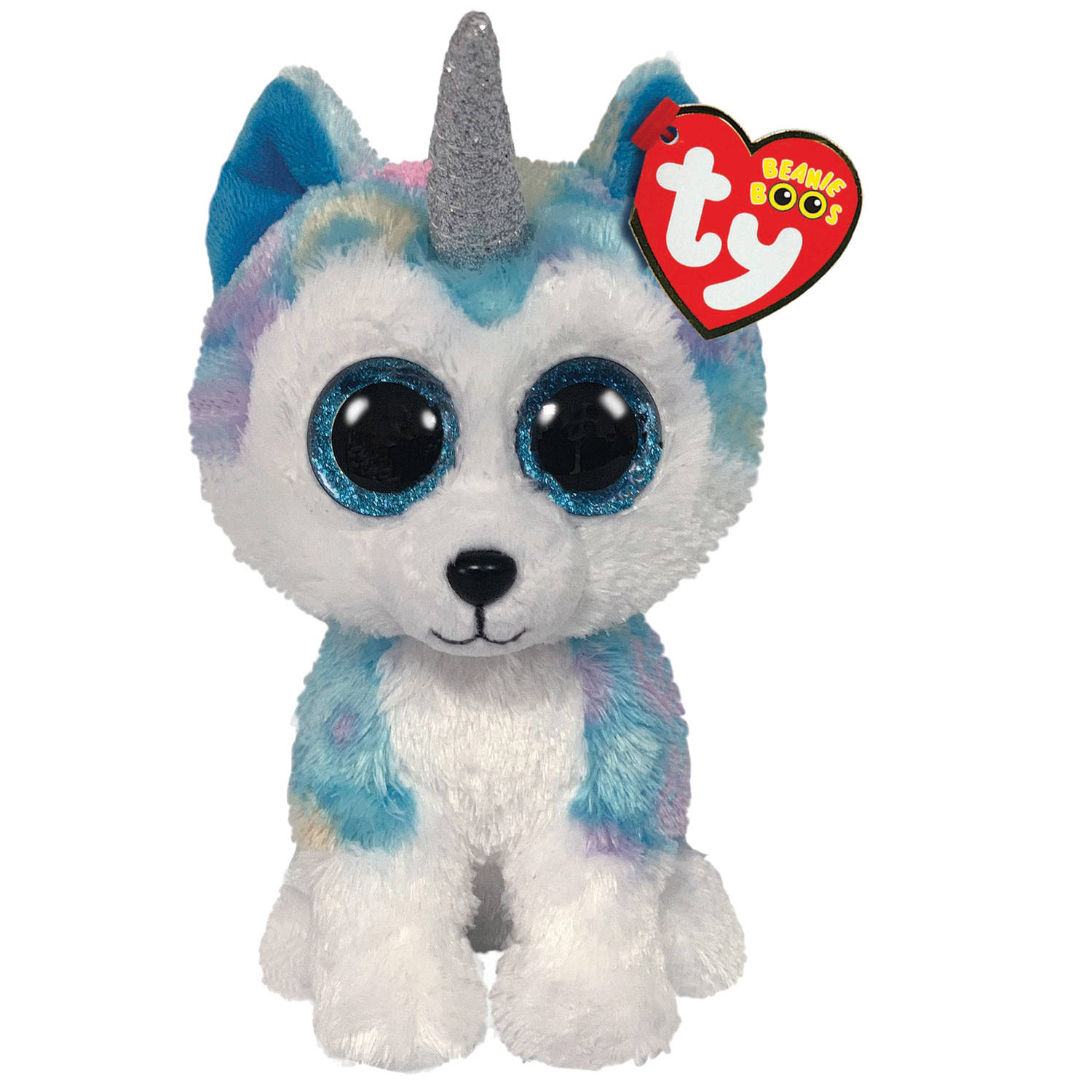 Top1Toys Ty Beanie Boo's Helena Husky 15cm - Blauw