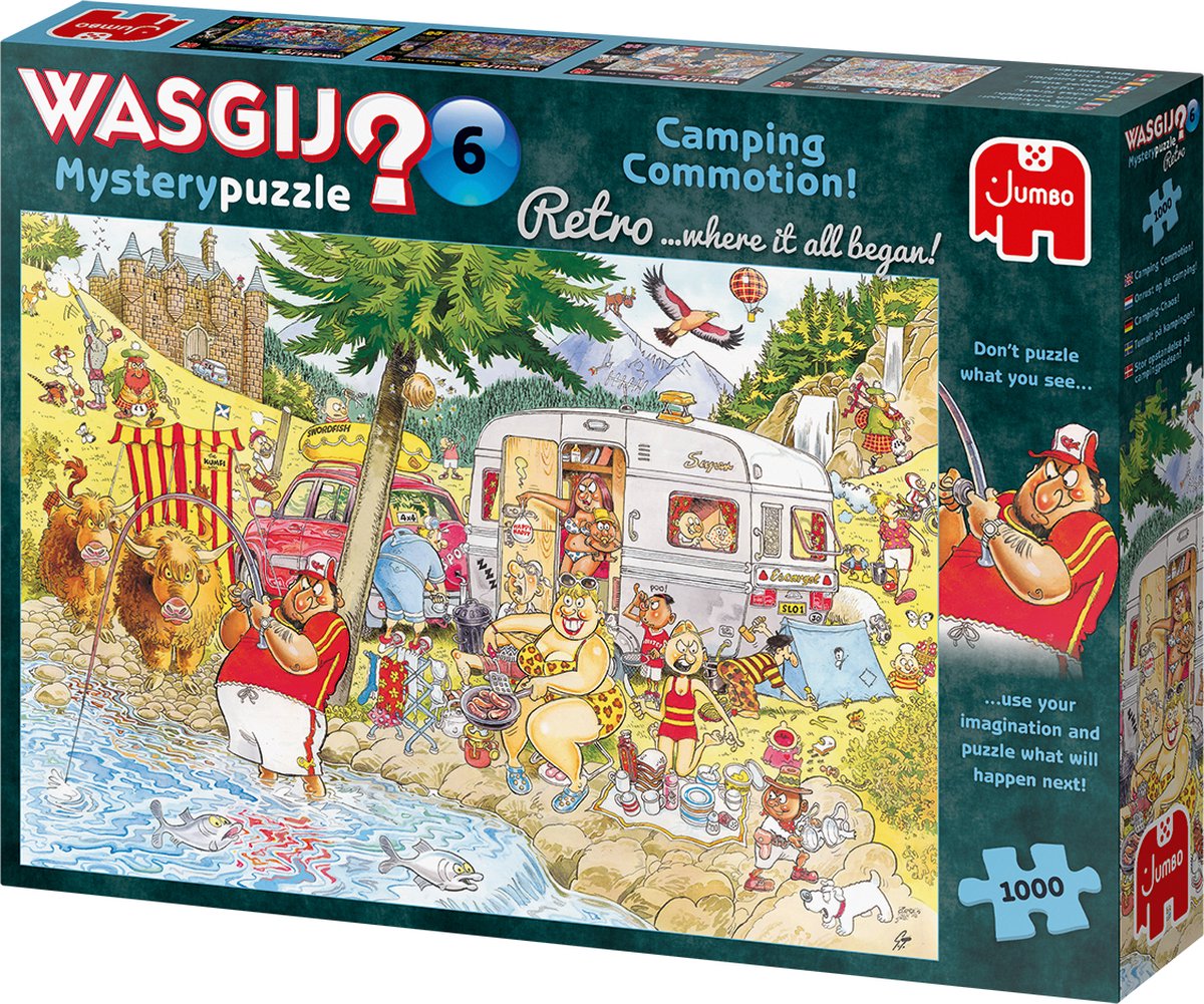 Top1Toys Puzzel Wasgij Retro Mystery 6 Januari 1000 Stukjes