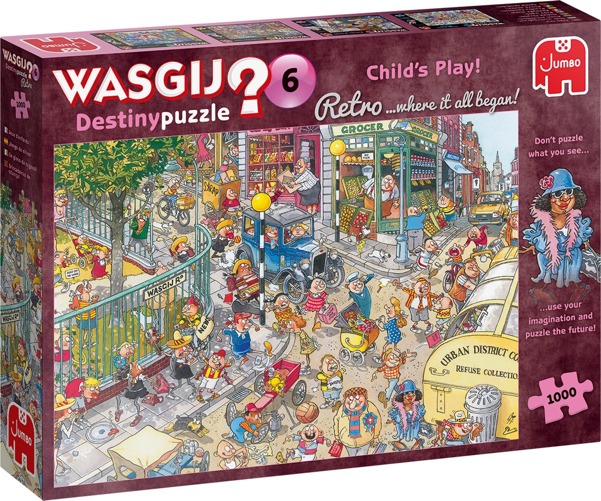 Top1Toys Puzzel Wasgij Retro Destiny 6 Januari 1000 Stukjes