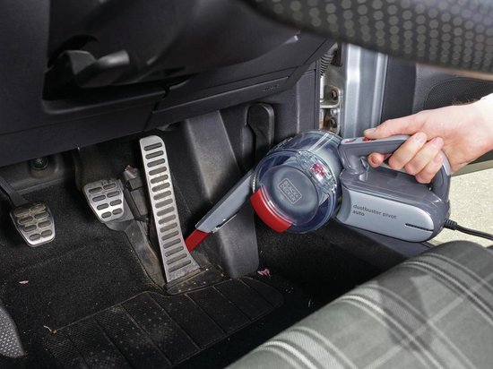 BLACK+DECKER PV1200AV-XJ Pivot Autostofzuiger - Zwart