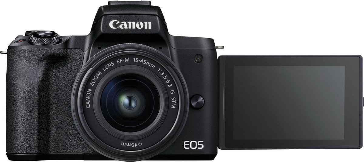 Canon EOS M50 Mark II + EF-M 15-45mm f/3.5-6.3 IS STM - Negro