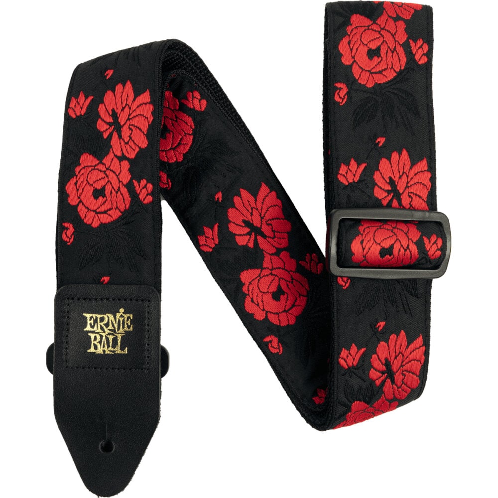 Ernie Ball Classic Jacquard Strap 5335 Tango Rose gitaarband