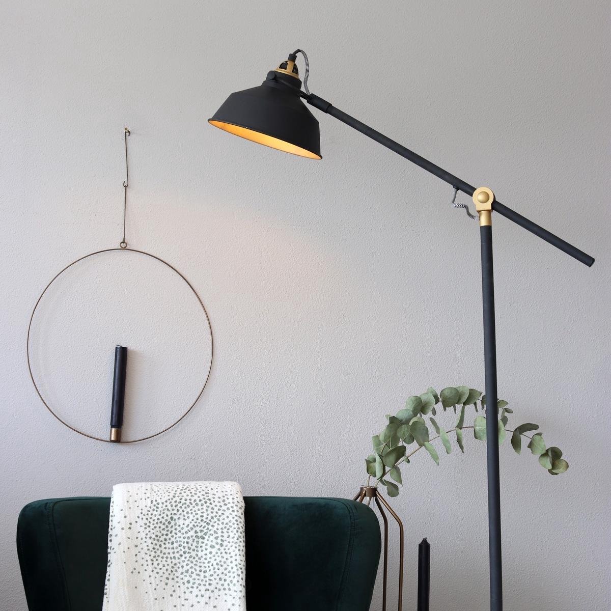 Steinhauer Vloerlamp Mexlite Nove - Goud