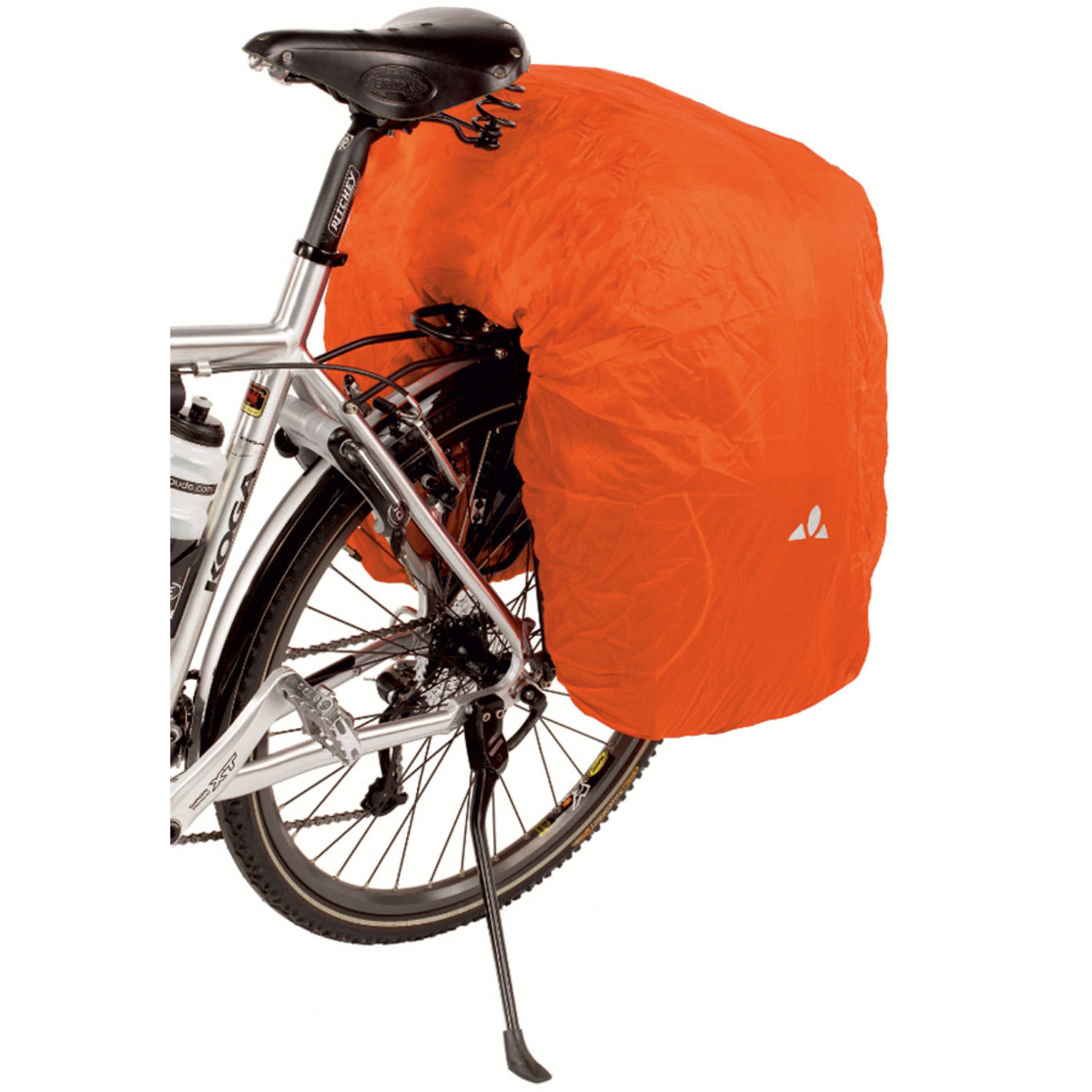 Vaude Regenhoes 3 Fold Or Regenhoes Fietstas - Oranje