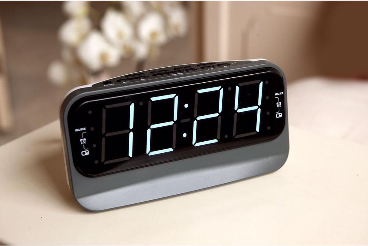 Salora Wekkerradio Cr616 - Zwart