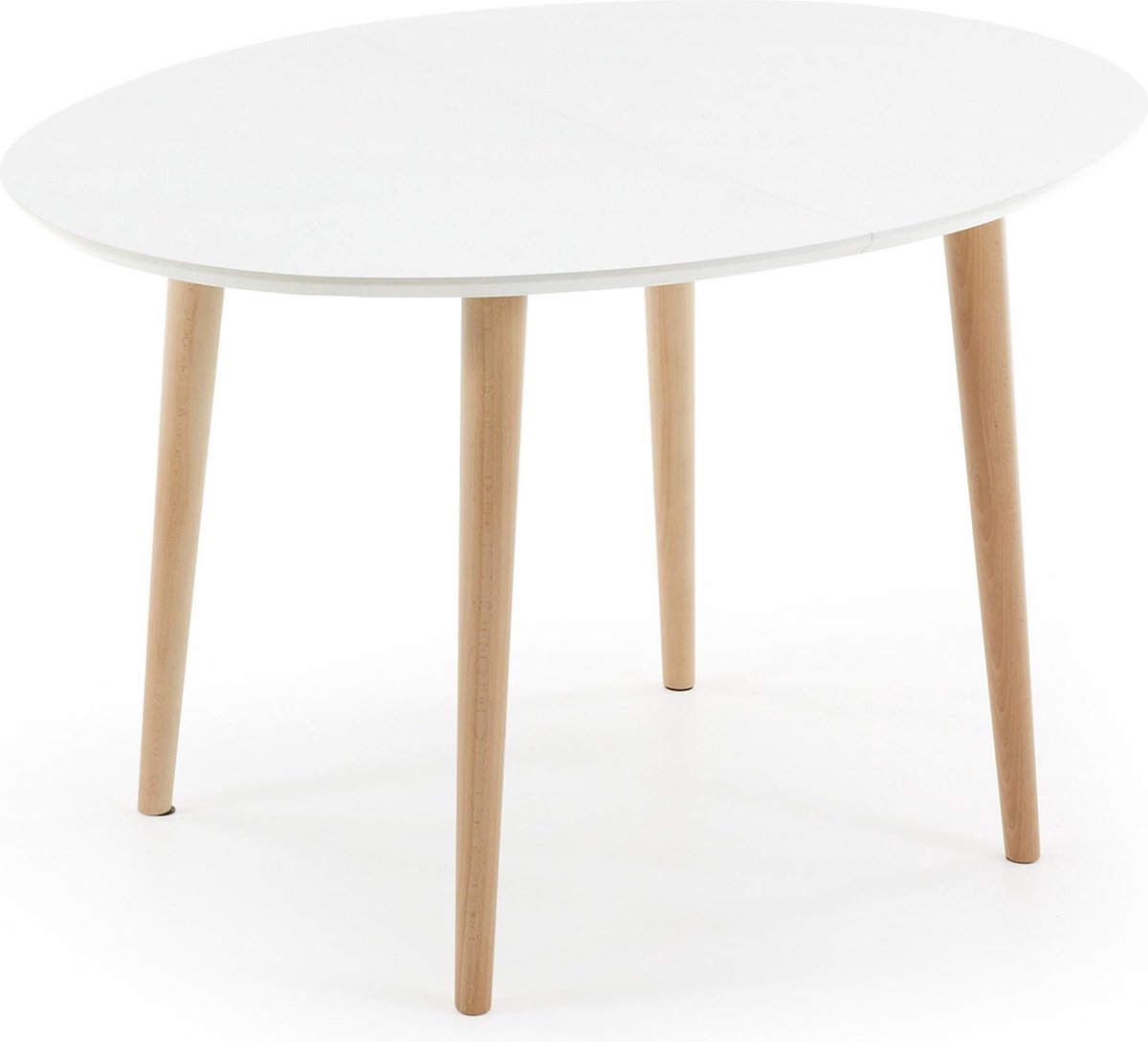 Kave Home Oakland Eettafel Uitschuifbaar 120 x 90 cm