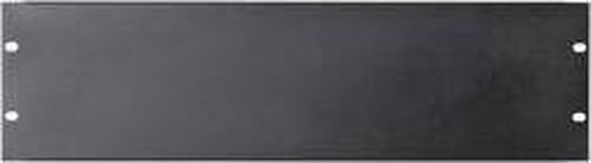 Adam Hall 87223STL gesloten 19 inch frontplaat 3U staal