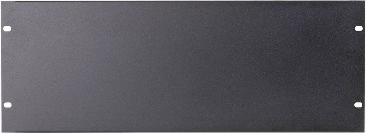Adam Hall 87224STL gesloten 19 inch frontplaat 4U staal
