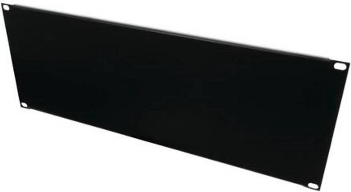 Adam Hall 87224STL gesloten 19 inch frontplaat 4U staal