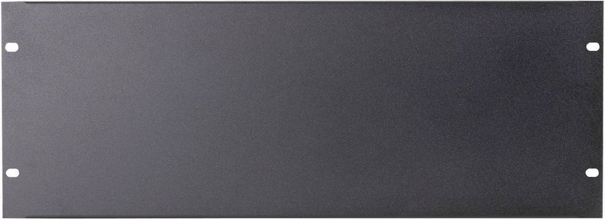 Adam Hall 87224STL gesloten 19 inch frontplaat 4U staal