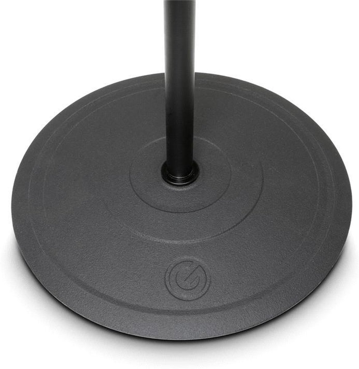 Gravity MS 23 microfoonstatief met ronde basis zwart