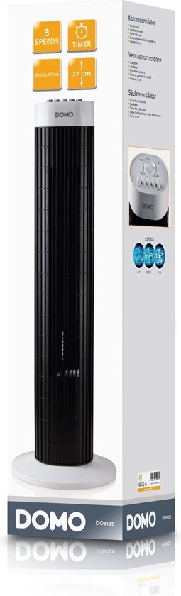 Domo DO8125 Torenventilator - Zwart
