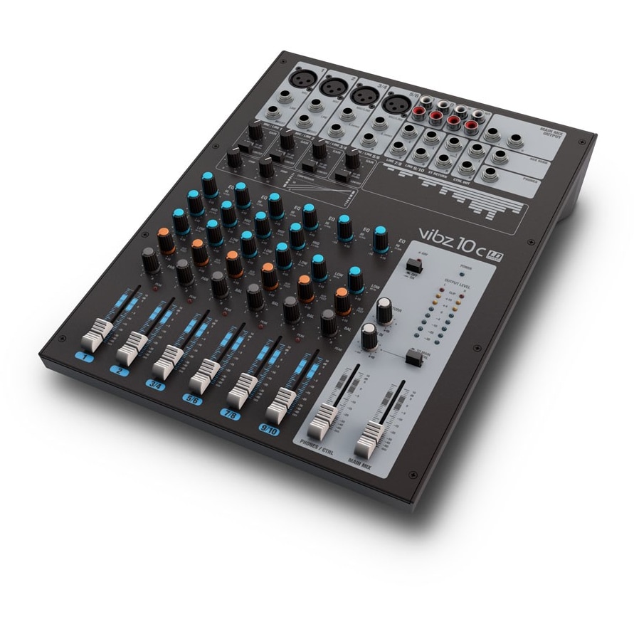 LD Systems VIBZ 10 C 10-kanaals mixer met compressor