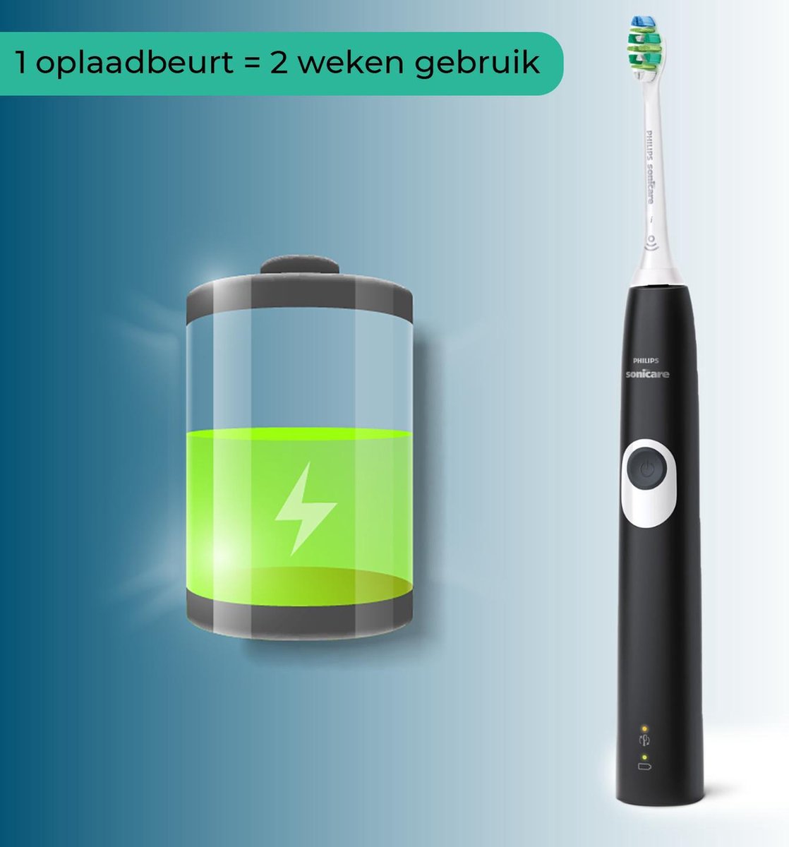 Philips Sonicare Protectiveclean 4300 Elektrische Tandenborstel - - Zwart