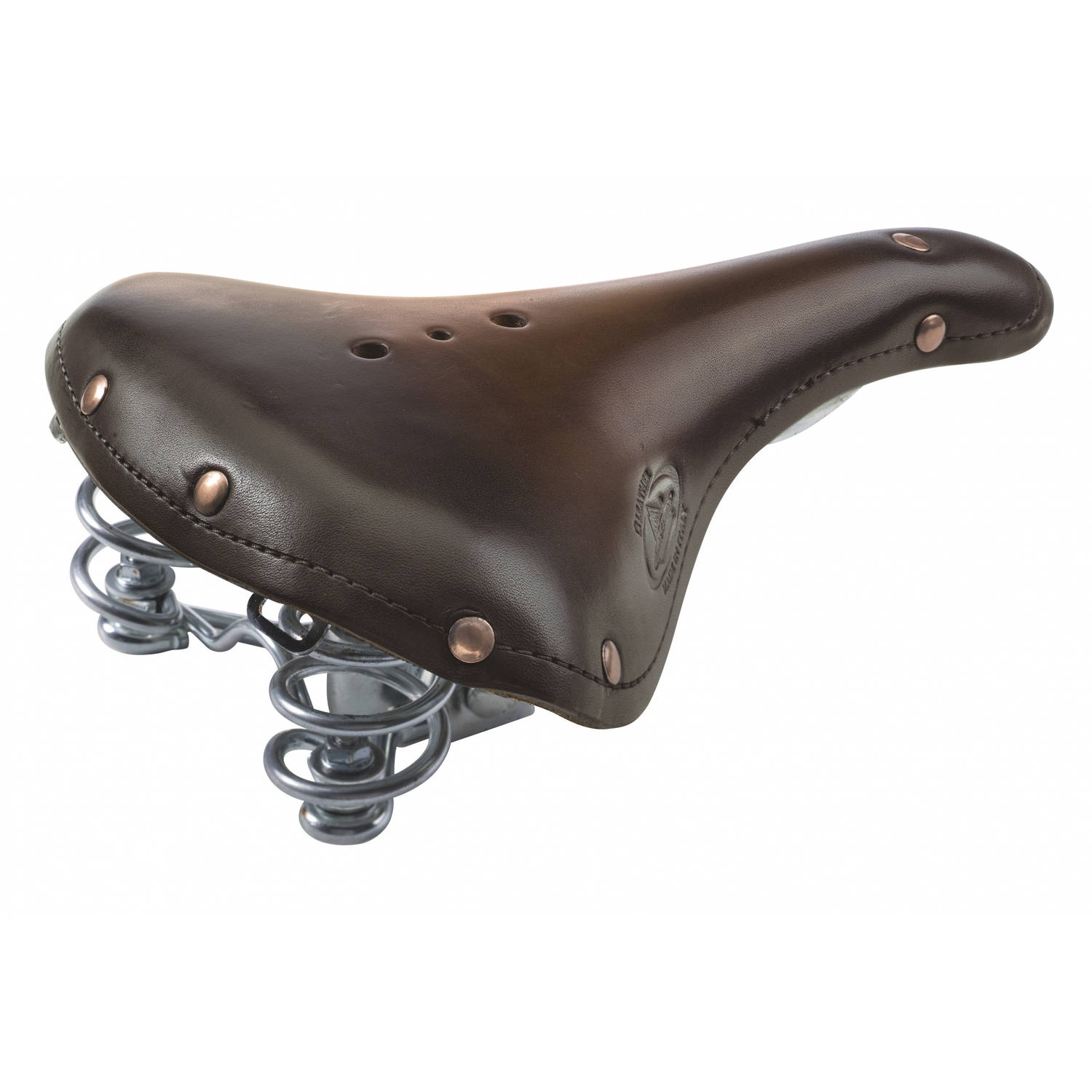 Selle Monte Grappa Zadel Old Frontiers Classic 28 Cm Veer D - Bruin