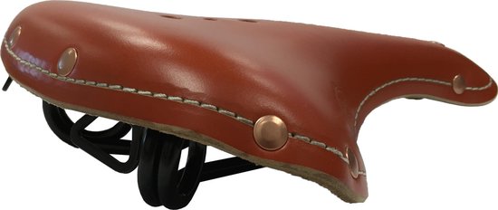 Selle Monte Grappa Zadel Old Frontiers Classic Leer 28 Cm Cognac - Bruin