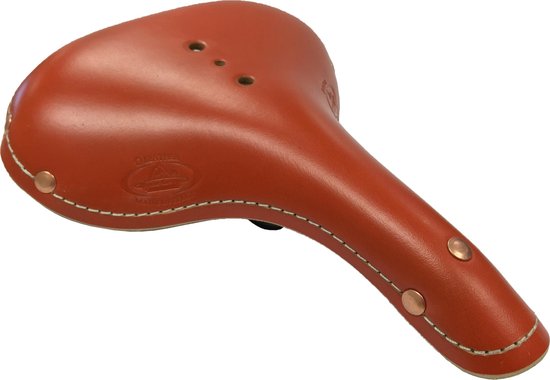 Selle Monte Grappa Zadel Old Frontiers Classic Leer 28 Cm Cognac - Bruin