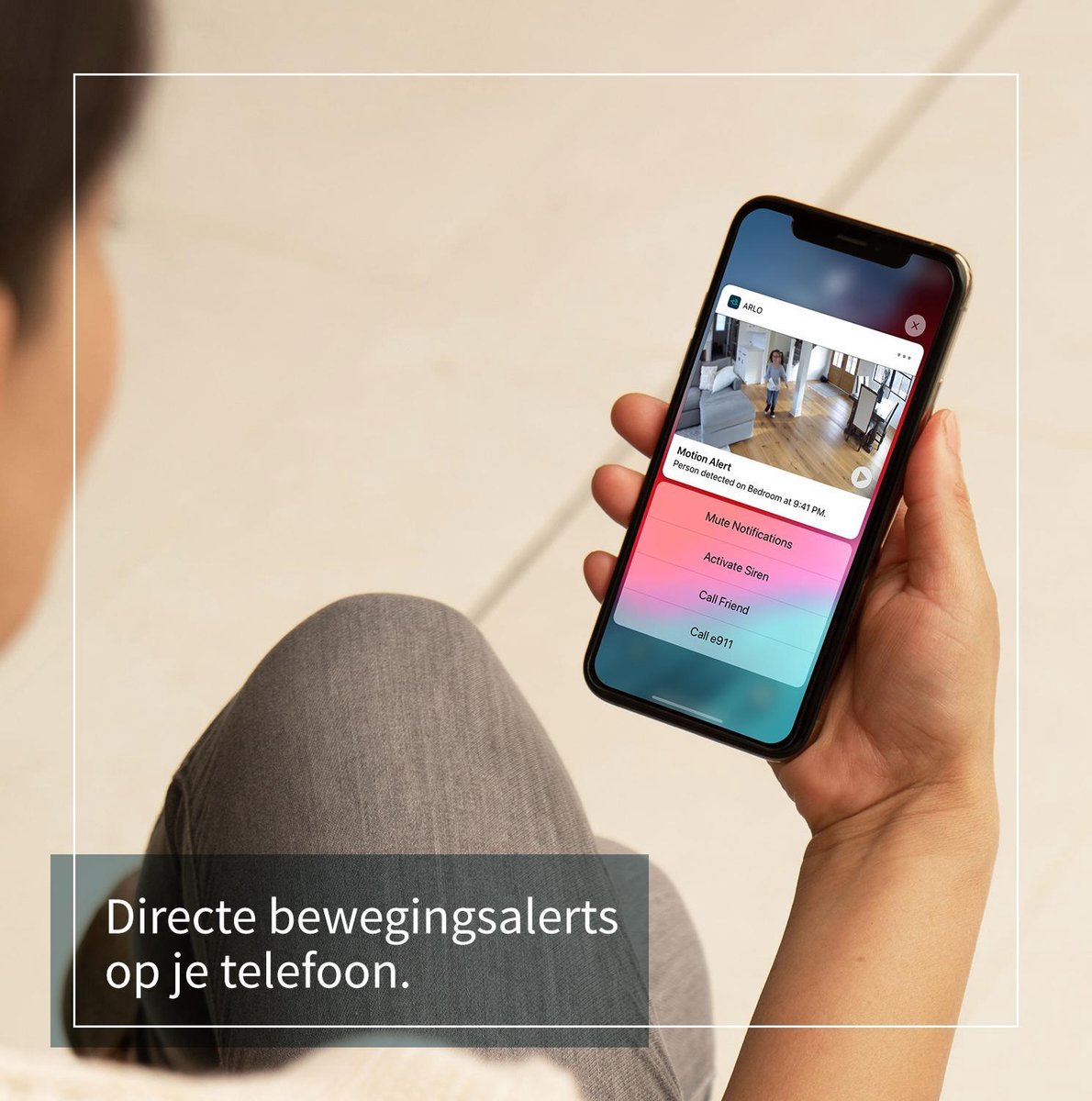 Arlo Essential Indoor Camera - Wit