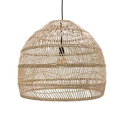 HKliving Wicker Rieten Hanglamp M - Beige