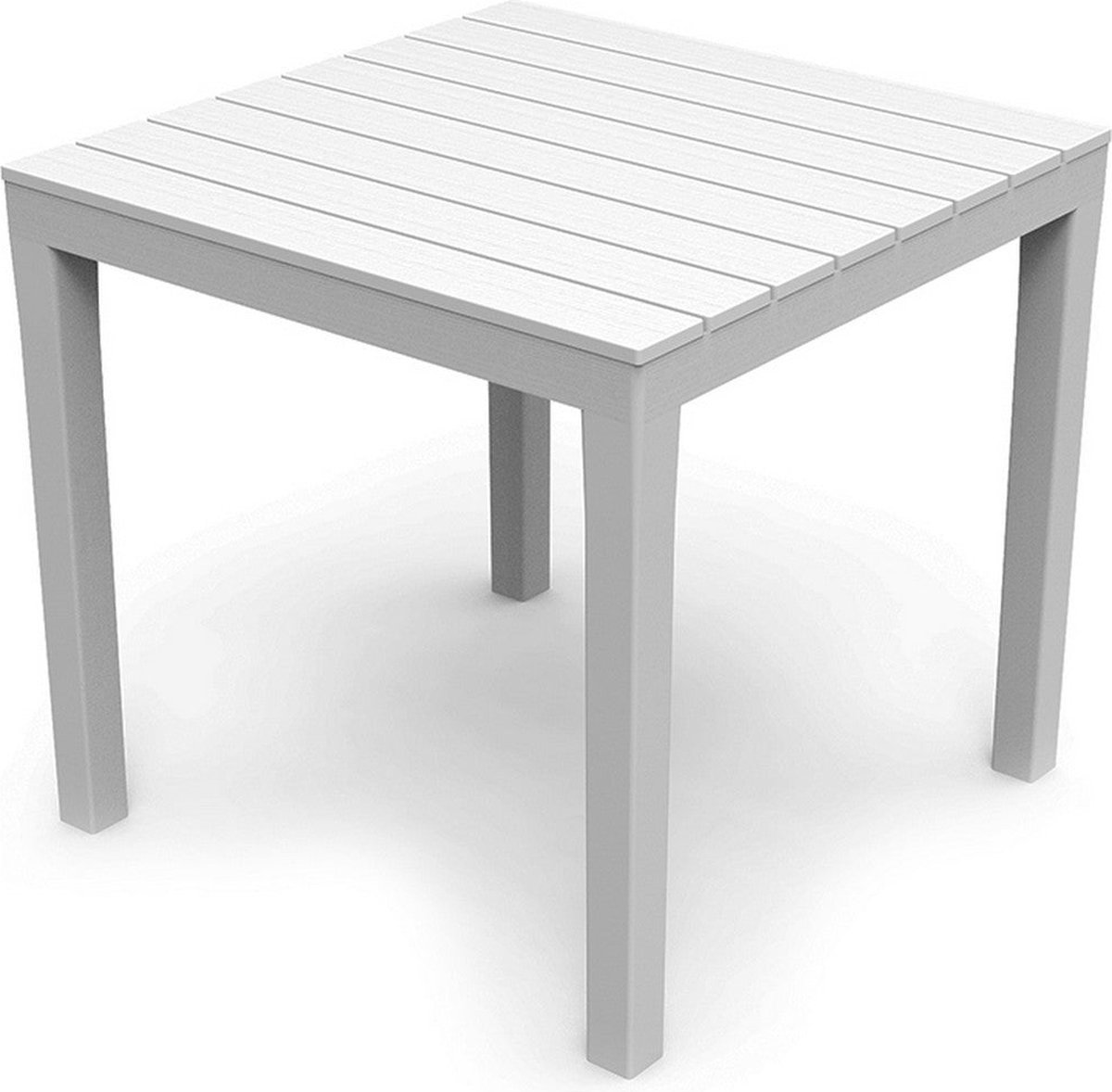 Nampook Tafel Bali 80x80cm White