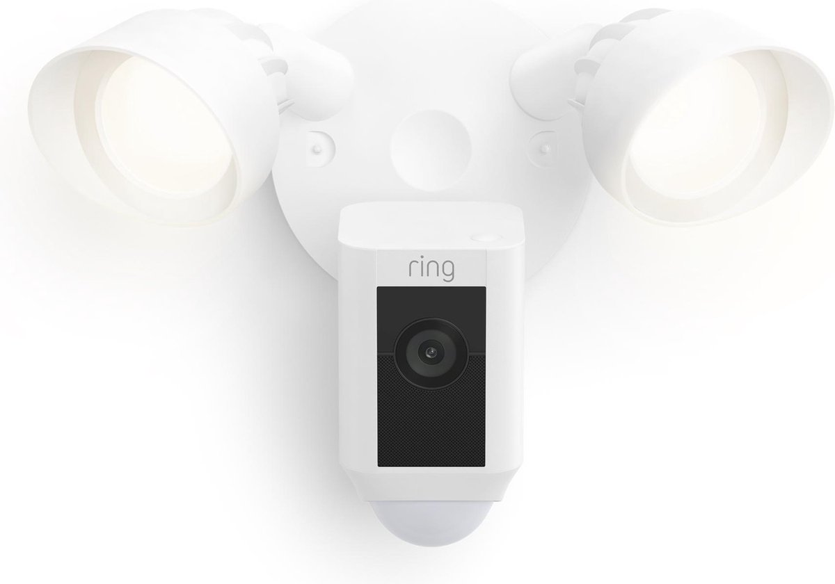 Ring Floodlight Cam Wired Plus - Wit