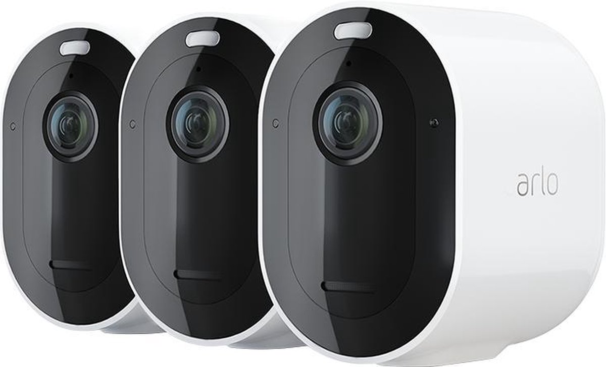 Arlo Pro 4 Spotlight 3-Pack - Wit