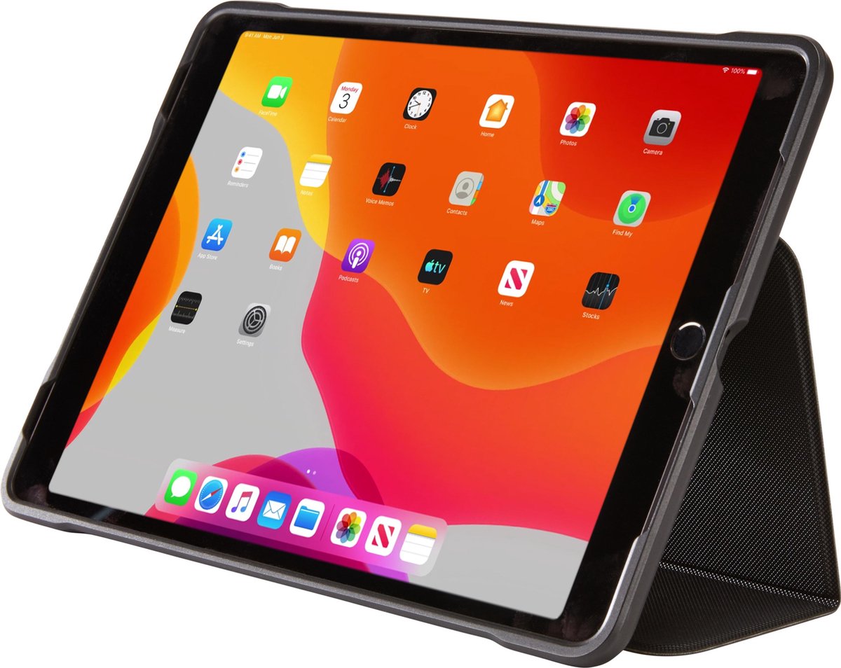 Case Logic Snapview hoes iPad 10.2 inch met penhouder - Zwart
