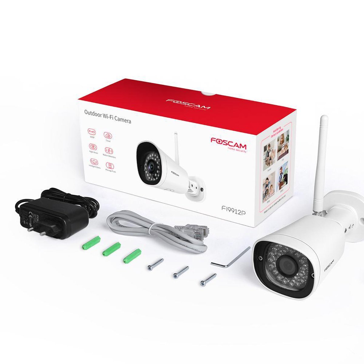 Foscam FI9912P Outdoor-HD-camera wit