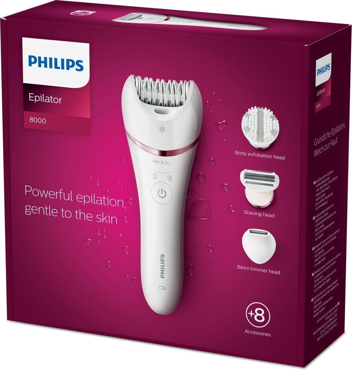 Philips BRE735/00 Series 8000 Wet & Dry - Wit