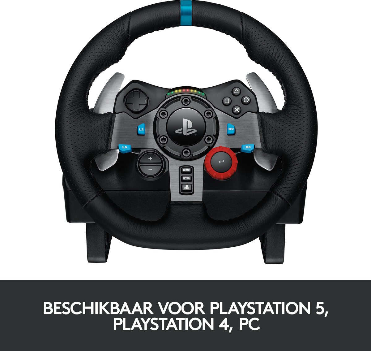 Logitech G G29 Driving Force Racestuur - PS5/PS4/PC - Zwart