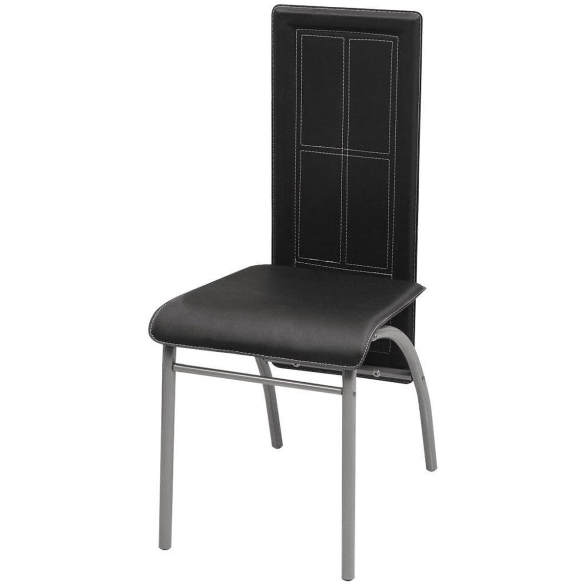 Vidaxl Eetkamerstoelen 6 St Kunstleer - Zwart